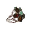 Inel argint cu black opal - Madammi.ro