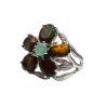 Inel argint cu black opal - Madammi.ro