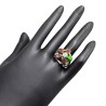 Inel argint cu black opal - Madammi.ro