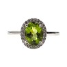 Inel argint cu peridot - Madammi.ro