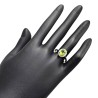 Inel argint cu peridot - Madammi.ro