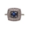 Inel argint cu safir - Madammi.ro