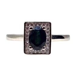 Inel argint cu safir - Madammi.ro