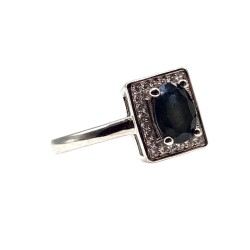 Inel argint cu safir - Madammi.ro