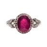 Inel argint cu rubin - Madammi.ro