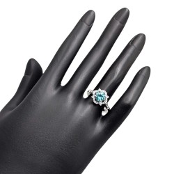 Inel argint cu topaz - Madammi.ro