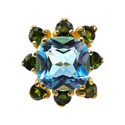 Inel argint cu topaz - Madammi.ro