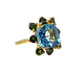 Inel argint cu topaz - Madammi.ro