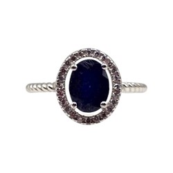 Inel argint cu safir - Madammi.ro