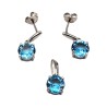 Set din argint cu topaz - Madammi.ro