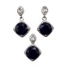 Set din argint cu safir - Madammi.ro
