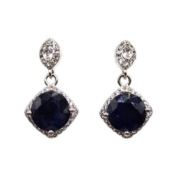Set din argint cu safir - Madammi.ro
