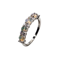 Inel argint cu opal - Madammi.ro