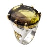 Inel argint cu cuart lemon 43ct - Madammi.ro
