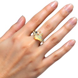 Inel argint cu opal - Madammi.ro