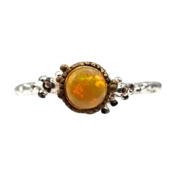 Inel argint cu opal - Madammi.ro