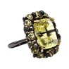 Inel argint cu cuart lemon 35ct - Madammi.ro