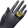 Inel argint cu cuart lemon 35ct - Madammi.ro