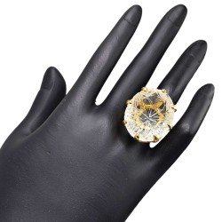 Inel din argint cu cuart hialin 45ct - Madammi.ro