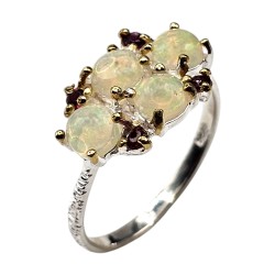 Inel argint cu opal - Madammi.ro
