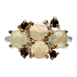 Inel argint cu opal - Madammi.ro