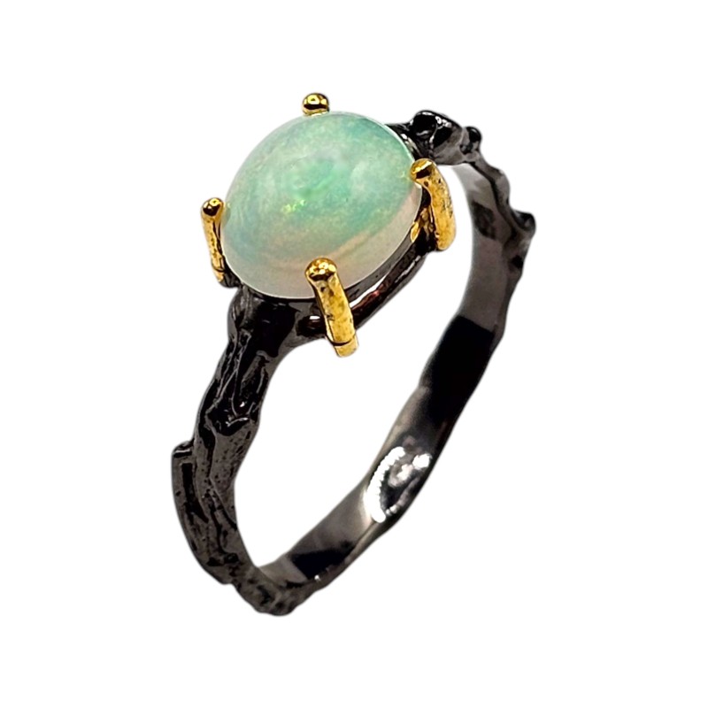 Inel argint cu opal - Madammi.ro