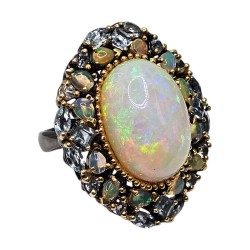 Inel argint cu opal - Madammi.ro