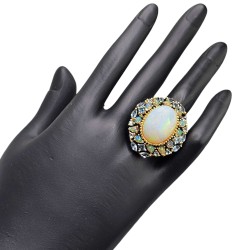 Inel argint cu opal - Madammi.ro