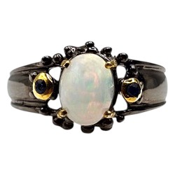 Inel argint cu opal - Madammi.ro