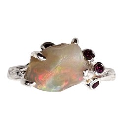 Inel argint cu opal - Madammi.ro