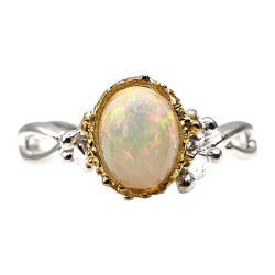 Inel argint cu opal - Madammi.ro
