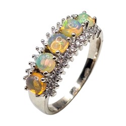 Inel argint cu opal - Madammi.ro