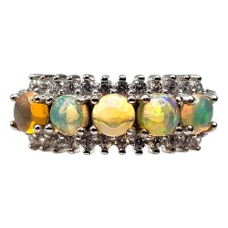 Inel argint cu opal - Madammi.ro