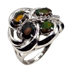 Inel argint cu opal - Madammi.ro