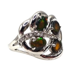 Inel argint cu opal - Madammi.ro