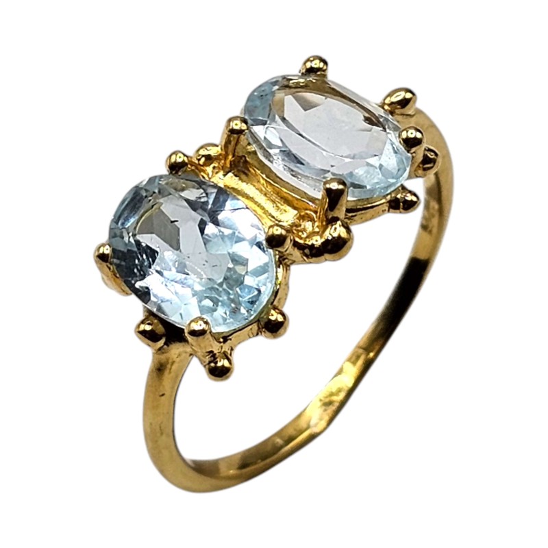 Inel argint cu topaz - Madammi.ro
