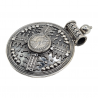 Pandantiv din argint cu aspect vintage -Imparateasa Victoria- India