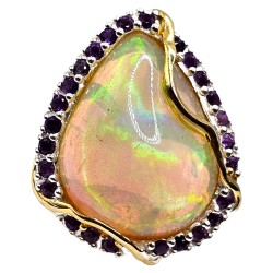 Inel argint cu opal - Madammi.ro