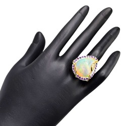 Inel argint cu opal - Madammi.ro