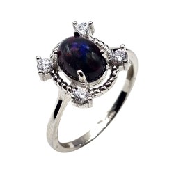 Inel argint cu opal - Madammi.ro