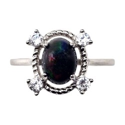 Inel argint cu opal - Madammi.ro