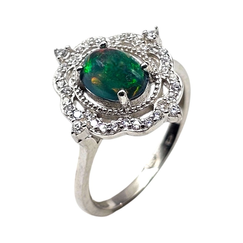 Inel argint cu opal - Madammi.ro