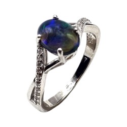 Inel argint cu opal - Madammi.ro
