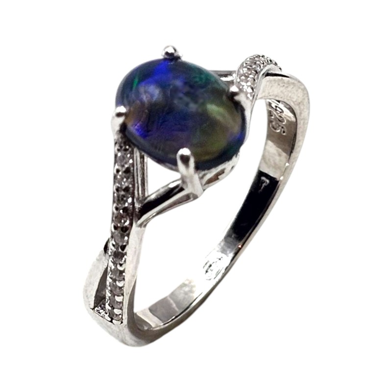 Inel argint cu opal - Madammi.ro