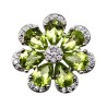 Inel argint cu peridot - Madammi.ro
