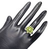 Inel argint cu peridot - Madammi.ro