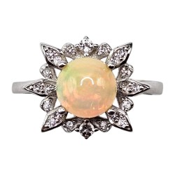 Inel argint cu opal - Madammi.ro