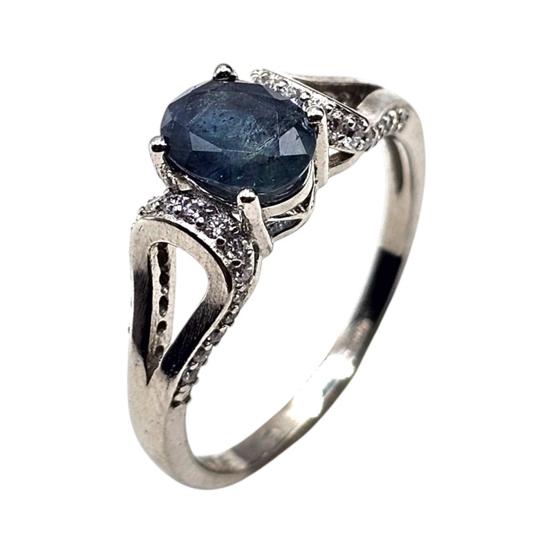 Inel argint cu safir - Madammi.ro
