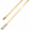 Bratara din argint aurit plata - placata aur galben 14K- model sarpe