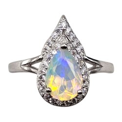 Inel argint cu opal - Madammi.ro